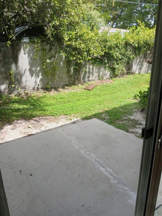 Backyard and big patio