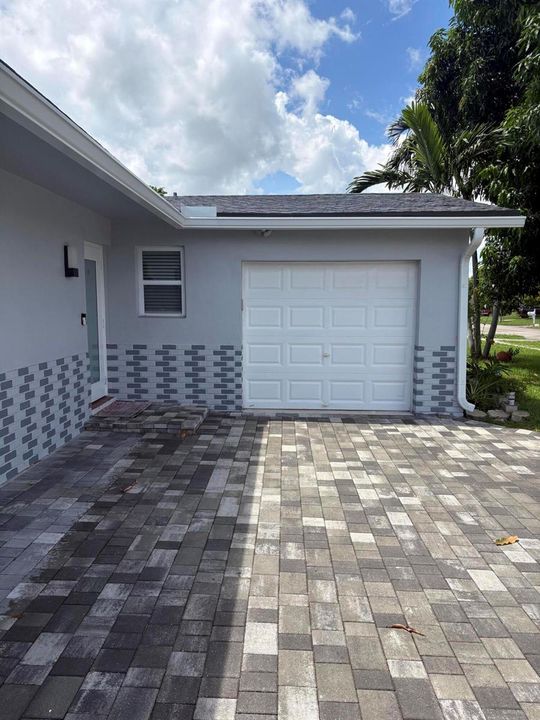 garage front