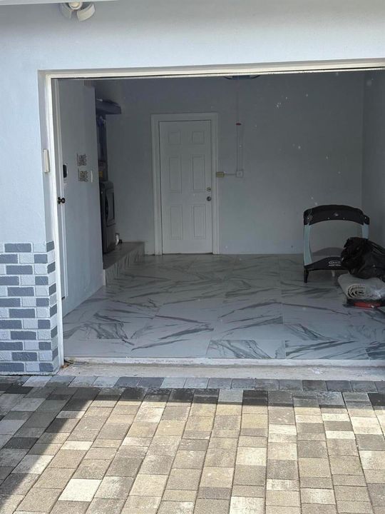 garage opened