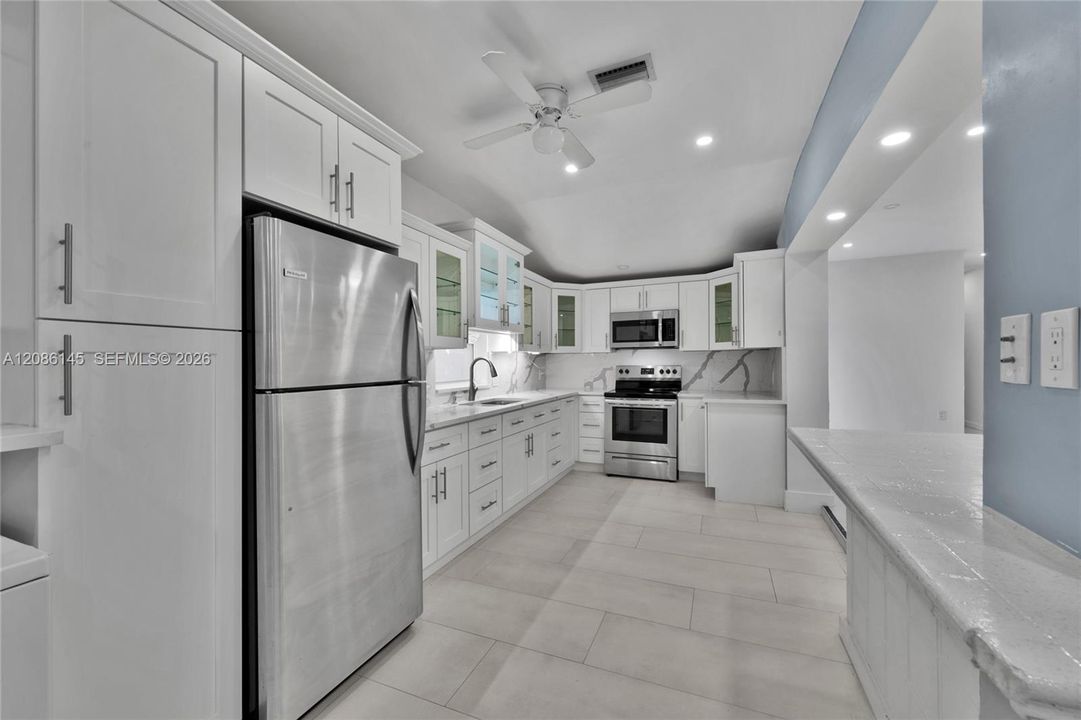 Beautiful kitchen with new appliances