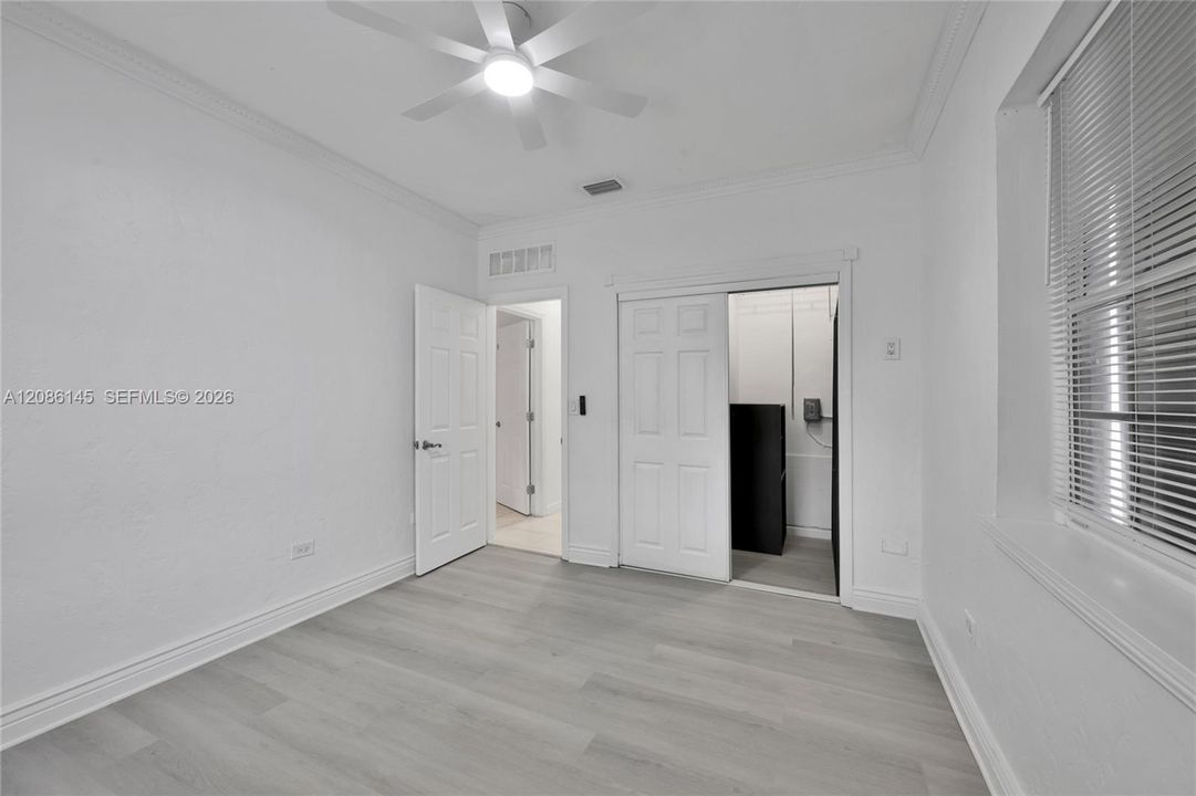 Second bedroom walk-in closet