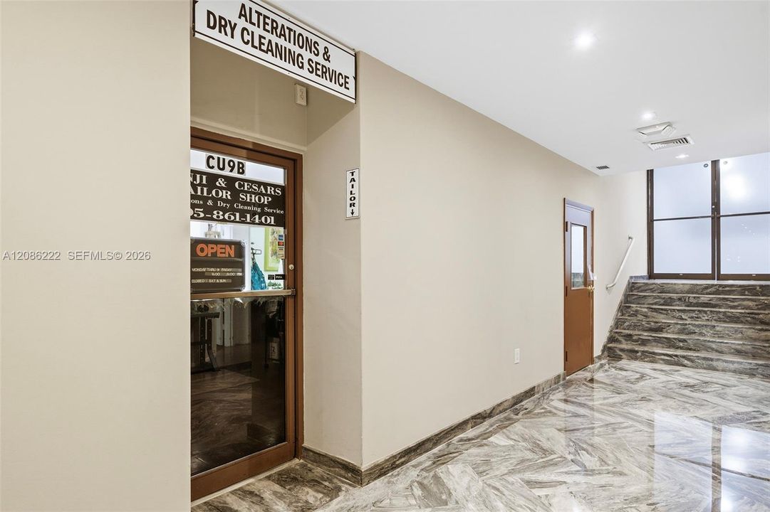 On premise Alterations and Dry Cleaners