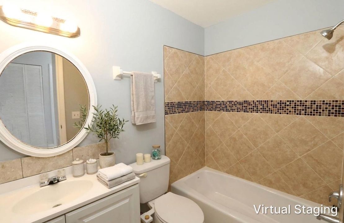 Virtual Staged Bathroom
