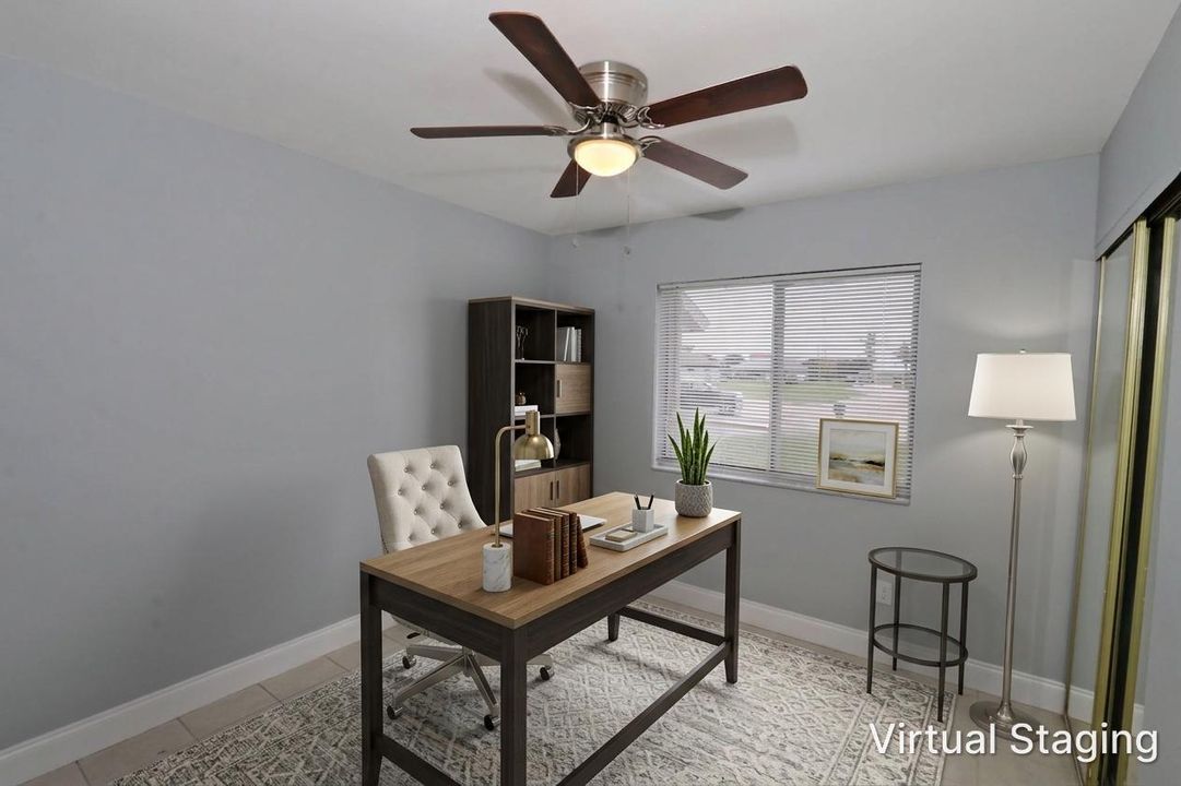 Virtual Staged Bedroom