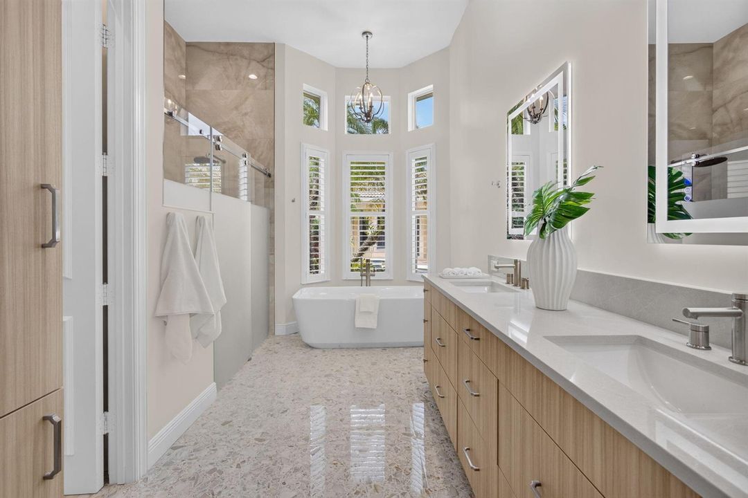 Designer Zero Entry Shower