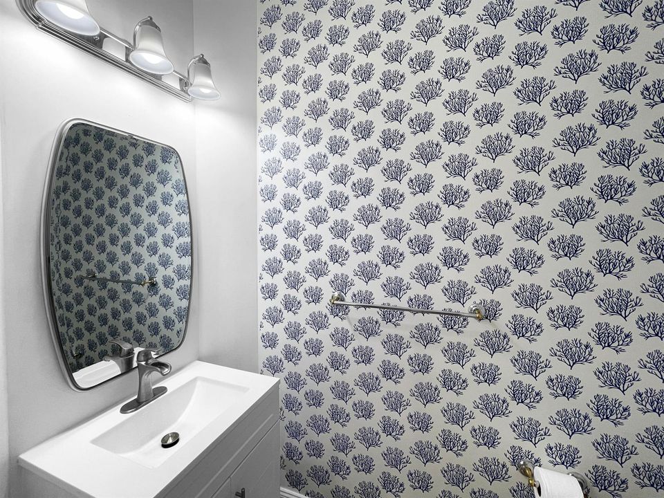 Downstairs half bath