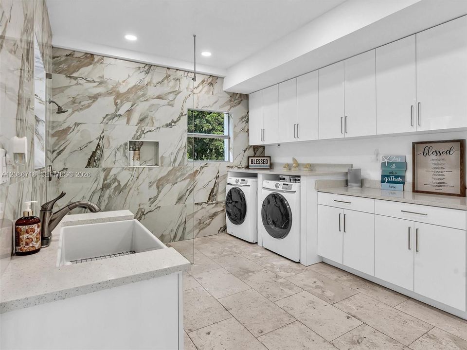 LAUNDRY - DOWNSTAIRS