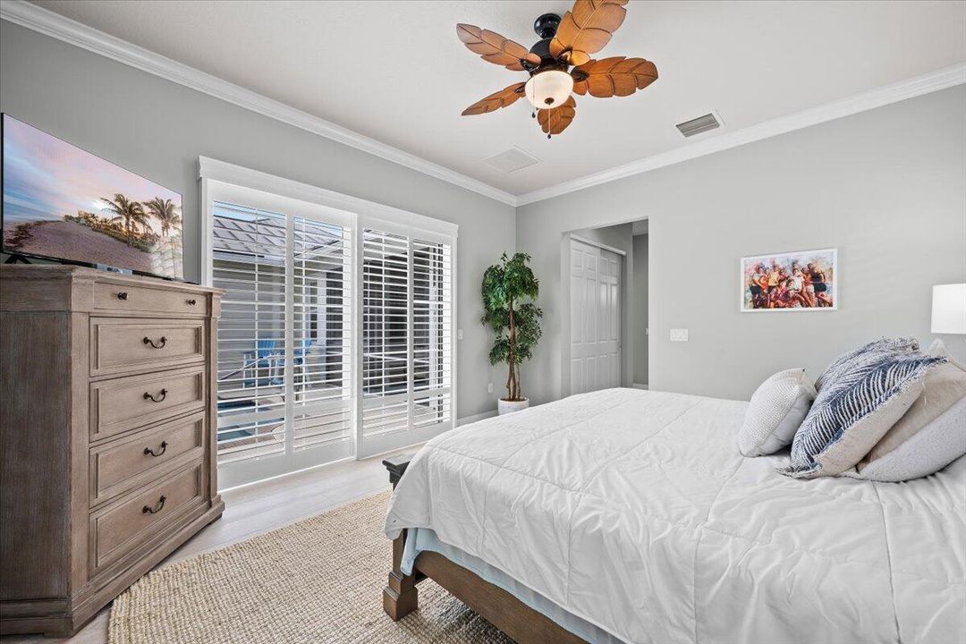 Primary Bedroom Escape to Pool Patio