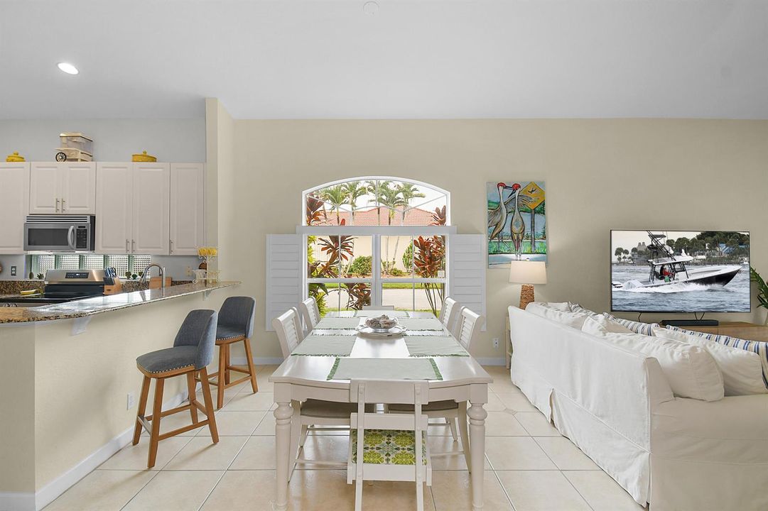 Lovely dining area