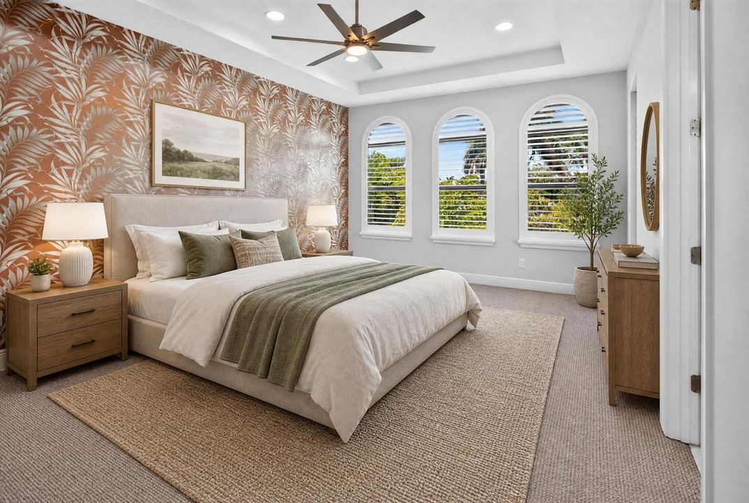 Primary Suite Staged