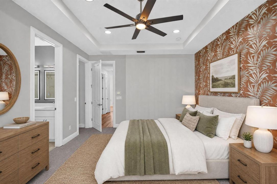 Primary Suite Staged
