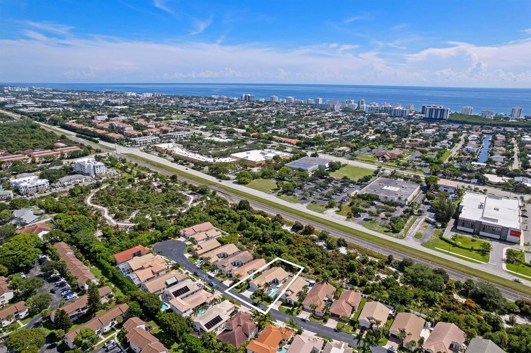 Aerial Neighborhood View