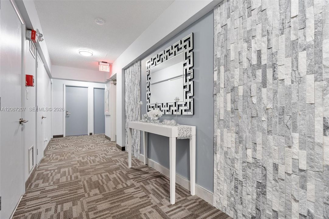 Hallway on the Unit Floor