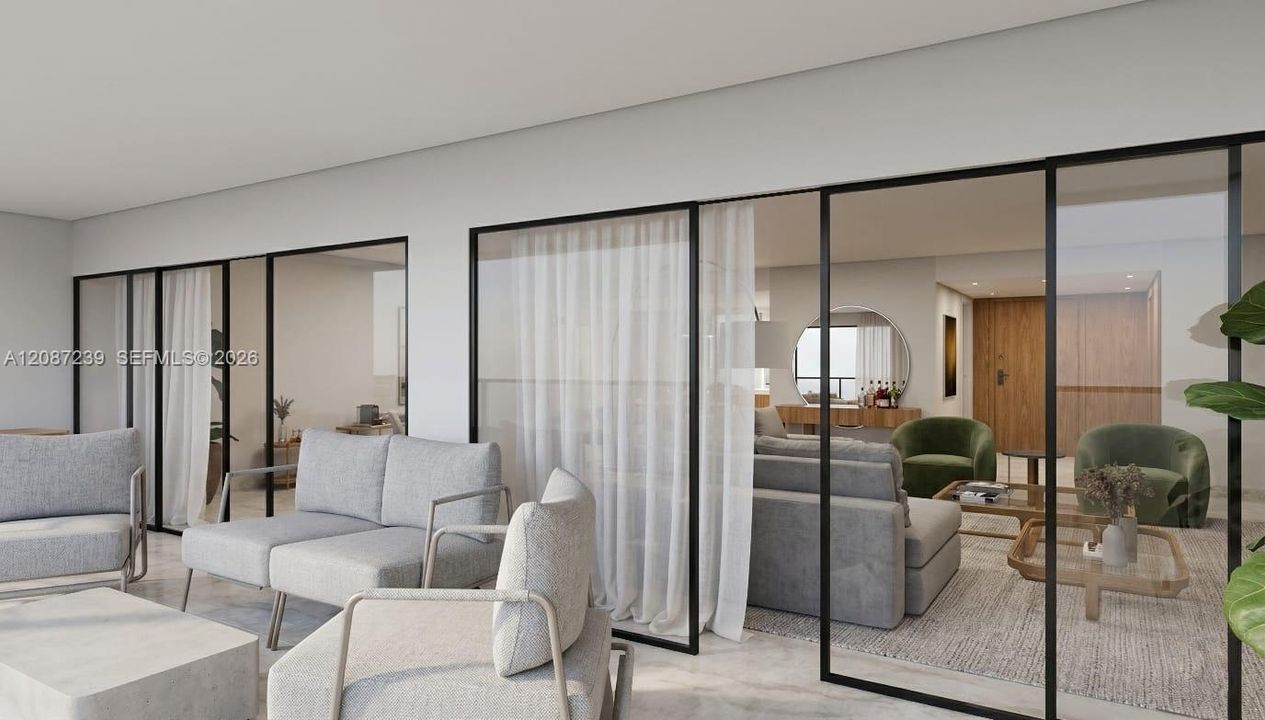 Staged Balcony