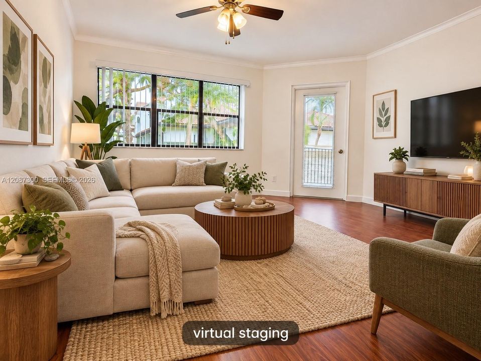 Virtual staging