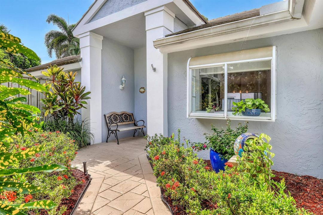 Landscaped Front Walkway