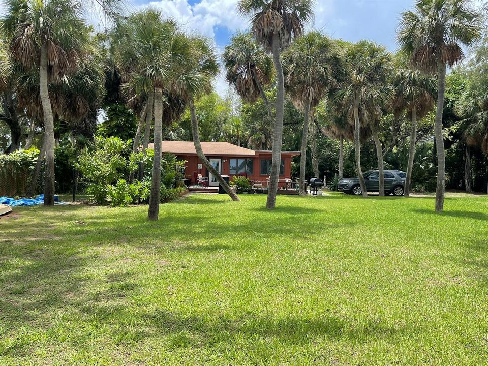 2-back yard to house
