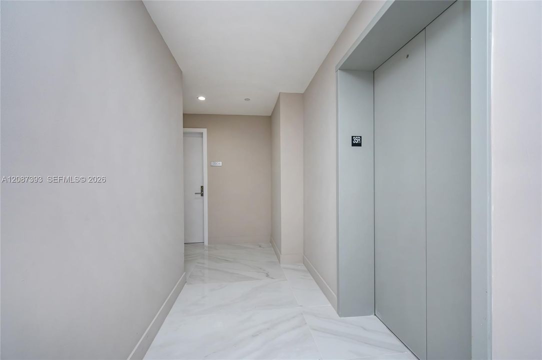 Semi-private foyer for only 2 units