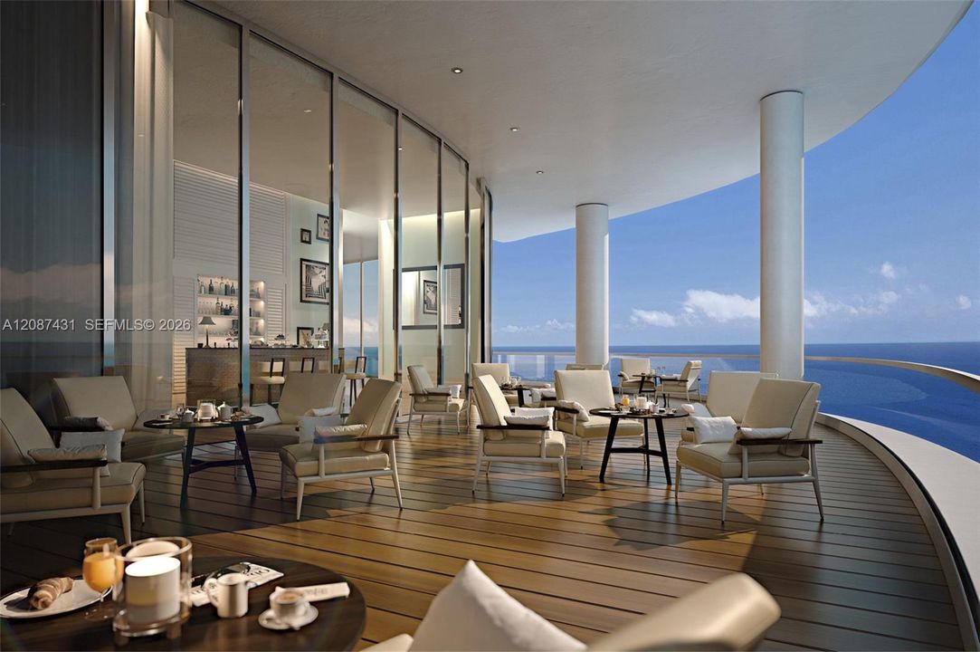 33rd floor terrace
