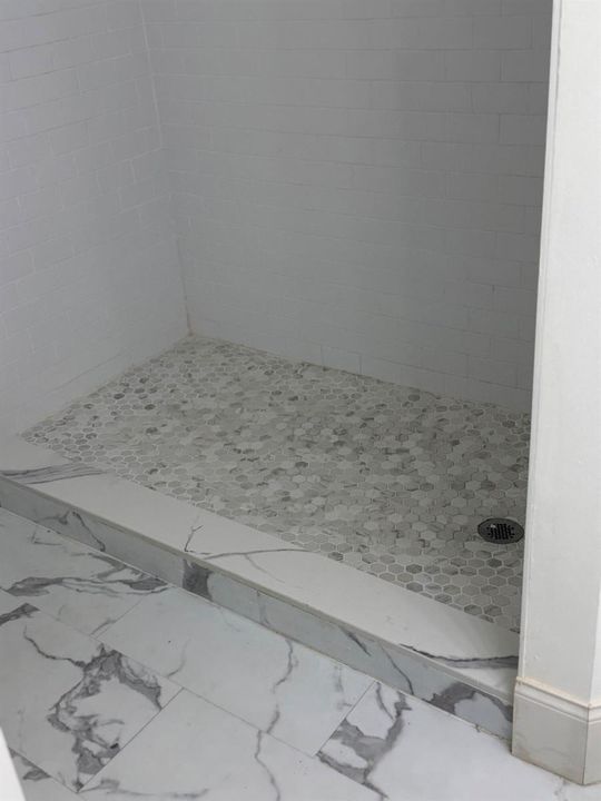 Master shower