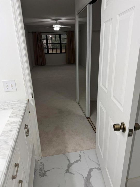 Master Bath with view of Master Bedroom