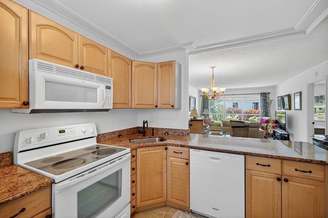 kitchen to living