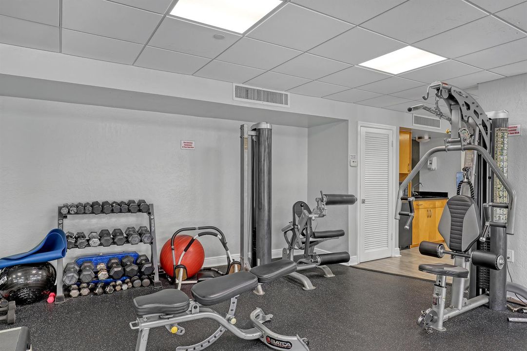 fitness area