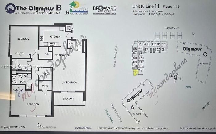 В аренду: $2,400 (2 спален, 2 ванн, 1400 Квадратных фут)