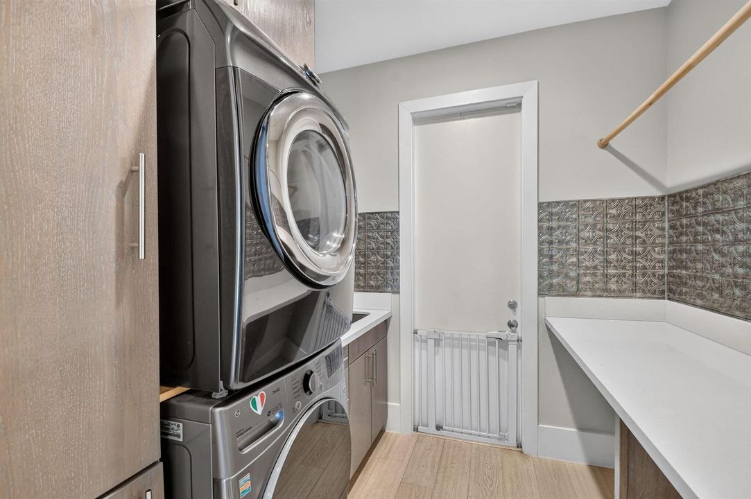 Laundry to Garage