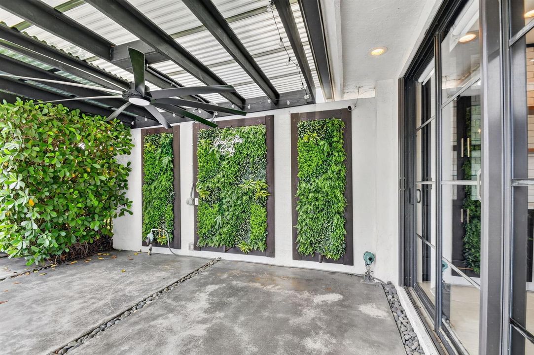 Green Accent Wall