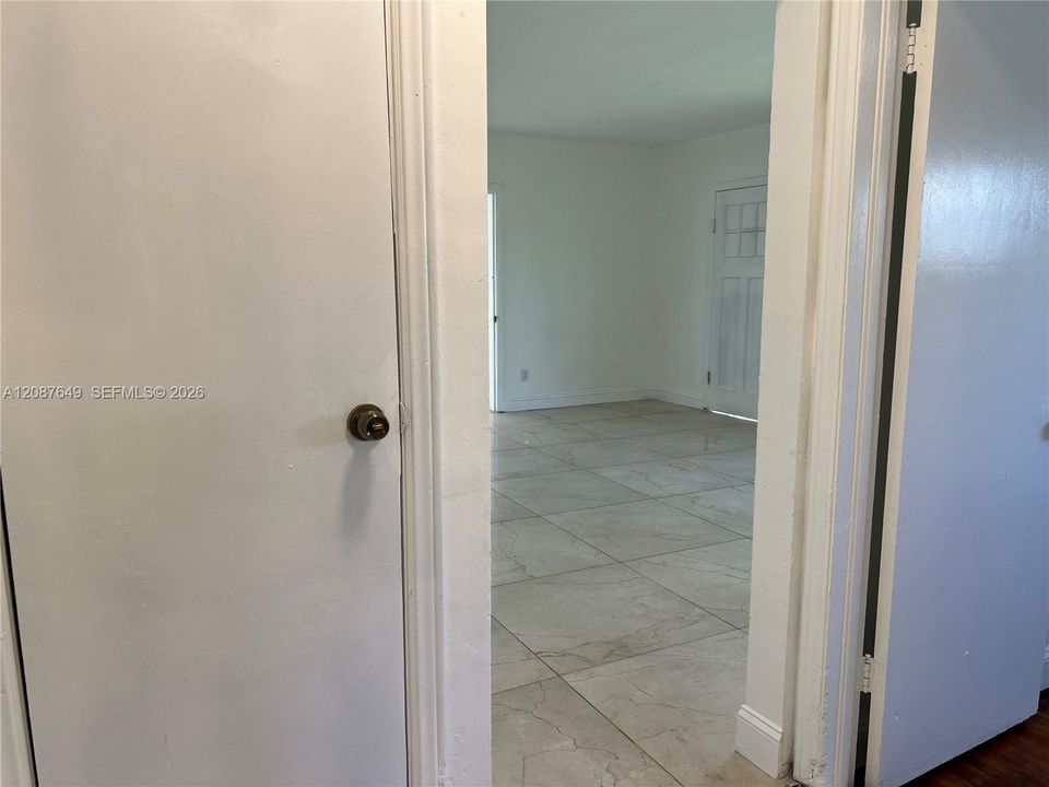 Laundry closet