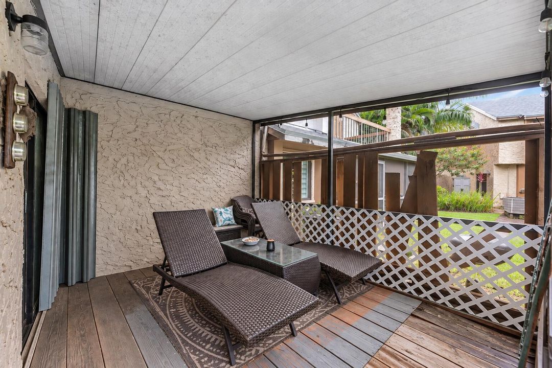 Virtually Cleared Patio