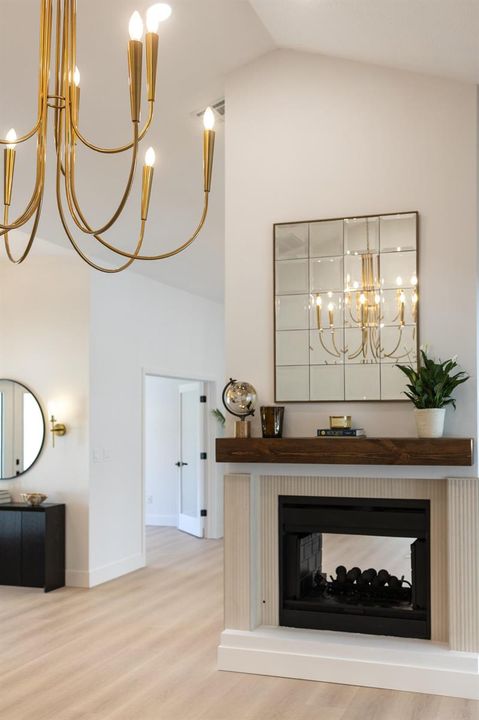Double Sided Fireplace