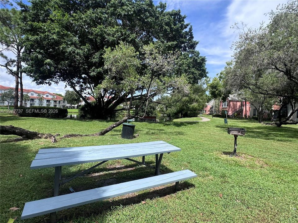 picnic and bbq area