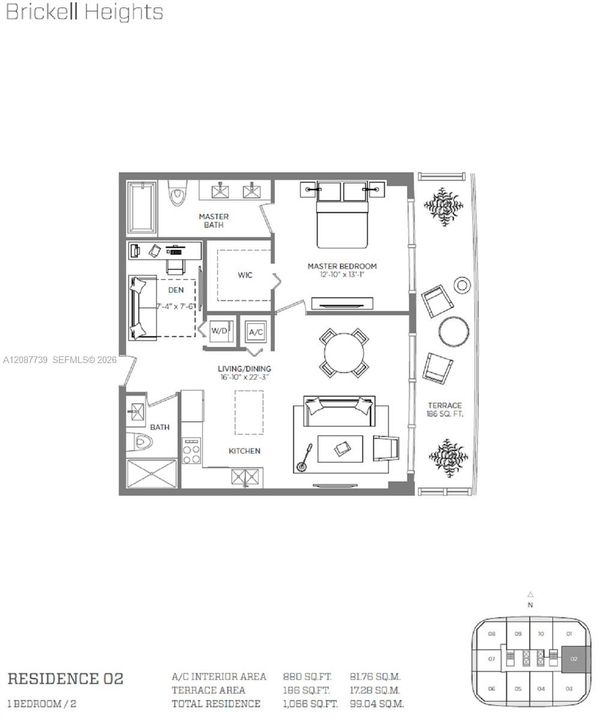 En Venta: $589,000 (1 camas, 2 baños, 792 Pies cuadrados)