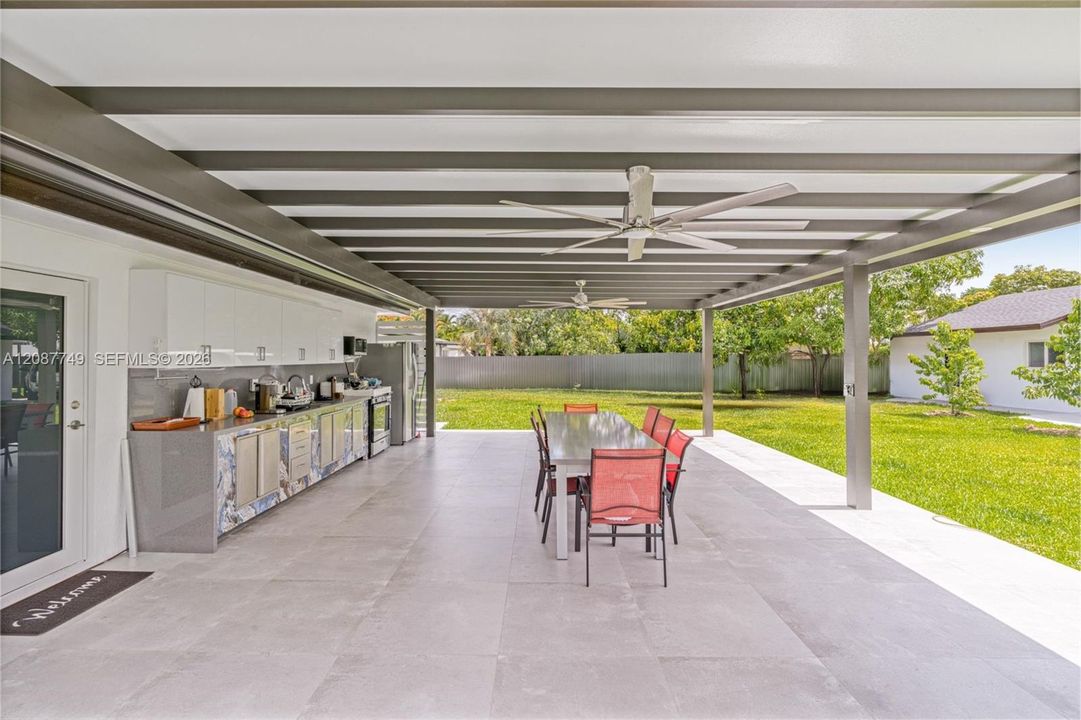 Excellent outside area for enjoyment