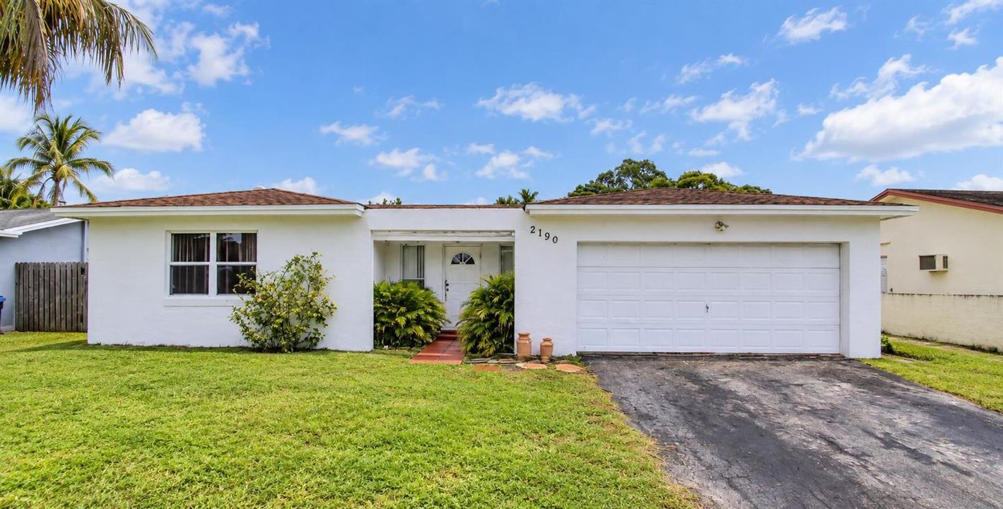 Front shot of house