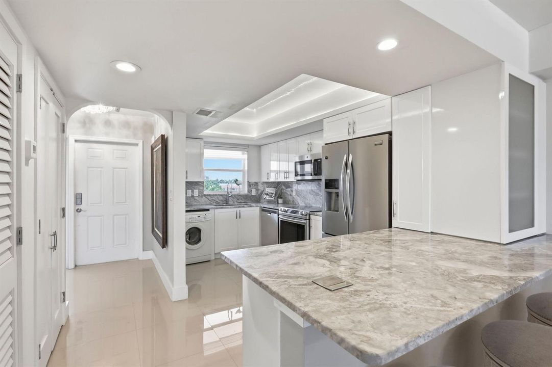Foyer and Kitchen