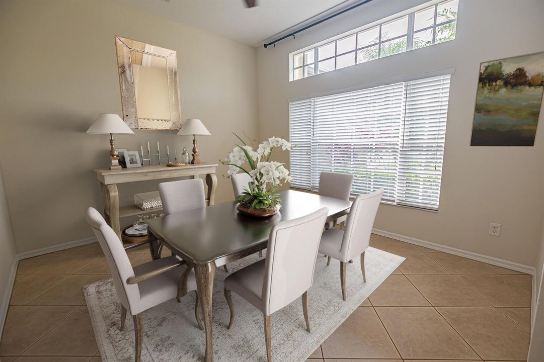 virtually staged - dining