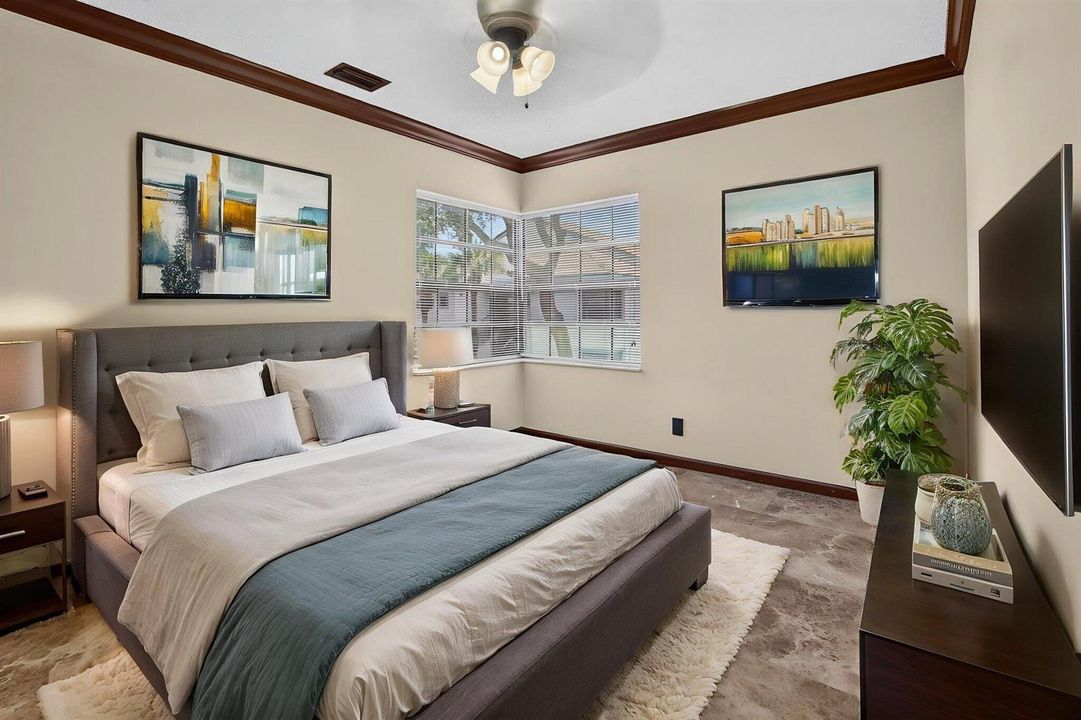 Virtually Staged Second Bedroom