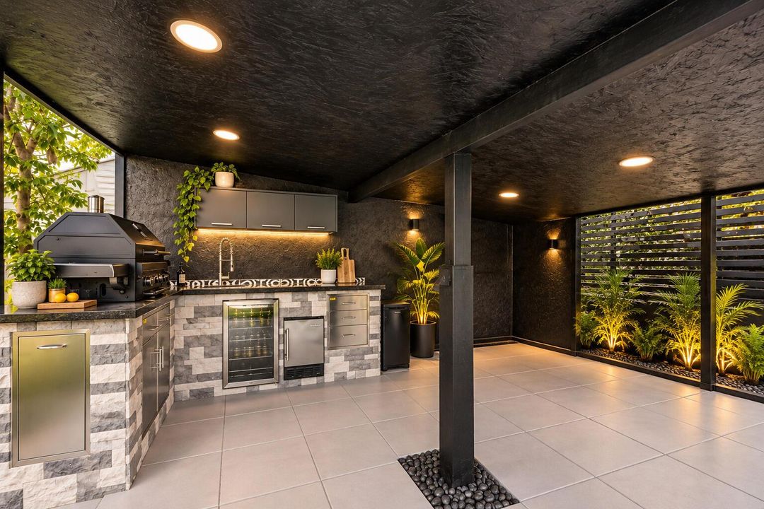 AI Staged Outdoor Kithcen