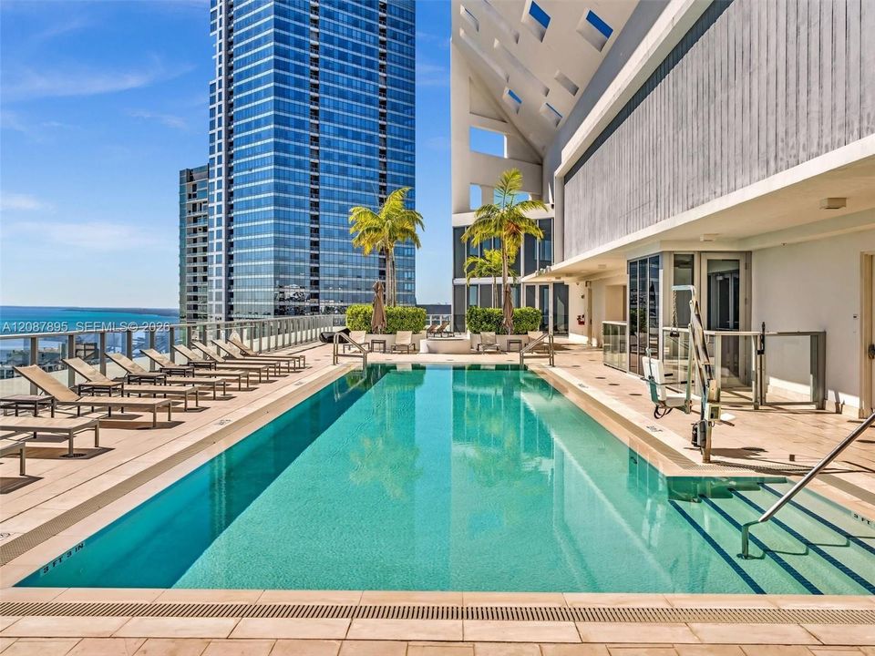 Heated Rooftop Pool