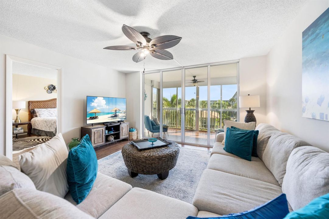 LIVING ROOM TO BALCONY