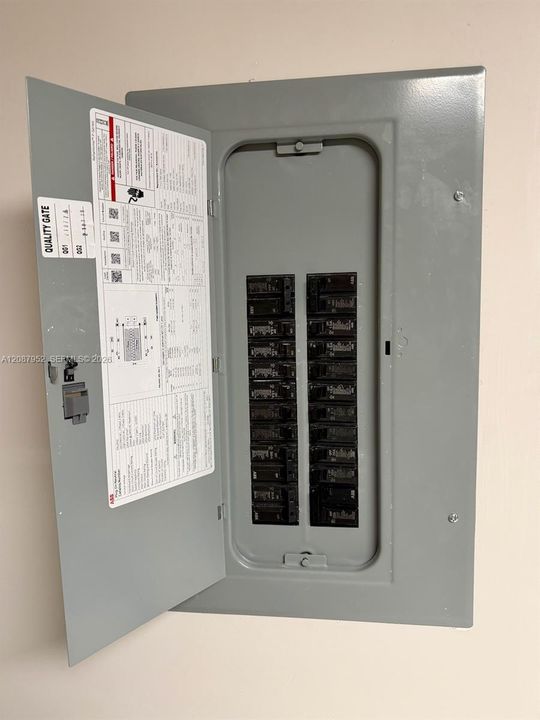 New electical panel