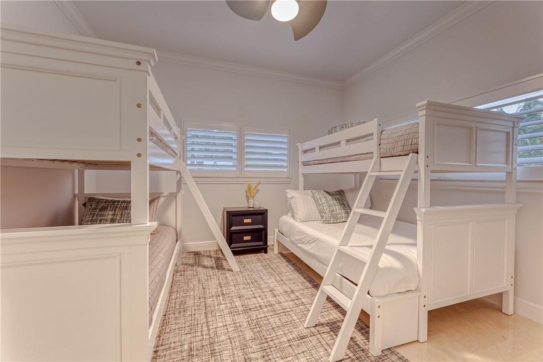 Bedroom #3 Double bunk beds