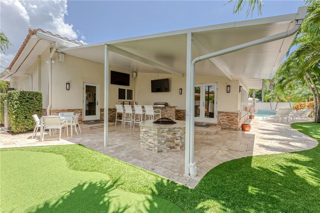 Covered patio