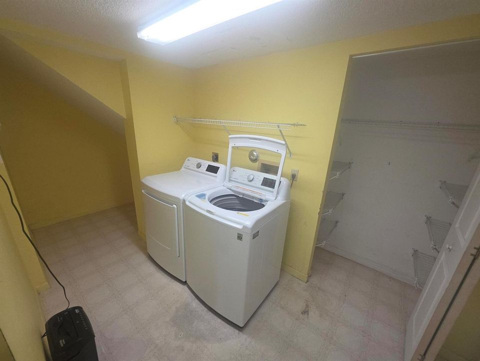 laundry and storage