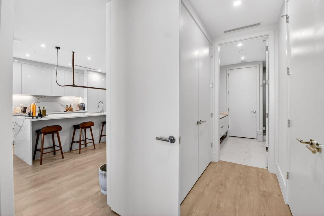 Master bedroom hallway