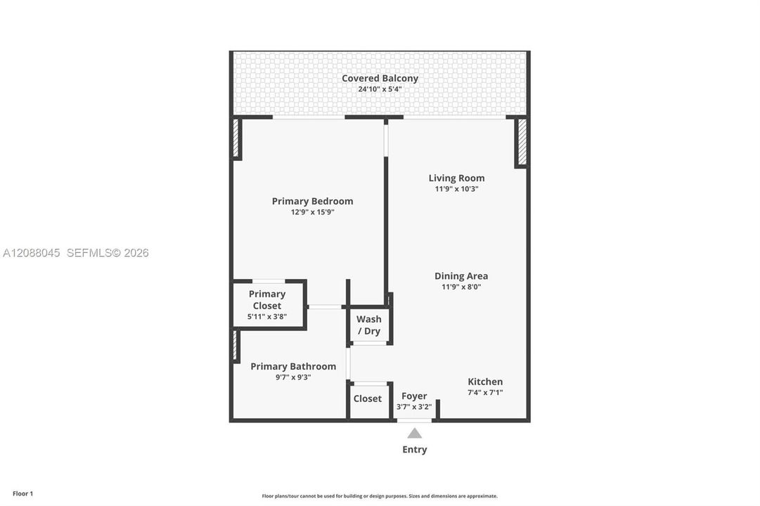 На продажу: $579,000 (1 спален, 1 ванн, 696 Квадратных фут)
