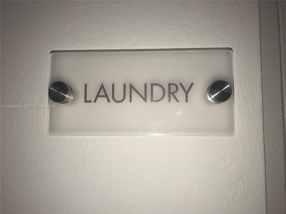 Clean laundry facilities on each floor